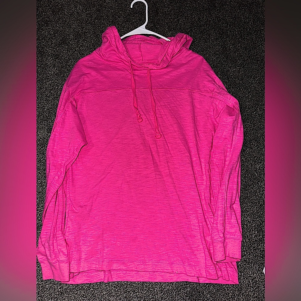 Women's Victoria's Secret Pink Campus Lightweight Tee Hoodie
